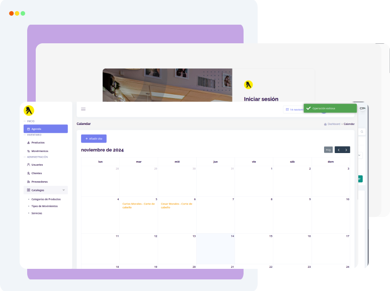 Bellapp: Sistema administrativo para salones de belleza.